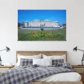 Oberer Belvedere Palast in Wien, Österreich Leinwanddruck (Insitu (Schlafzimmer))