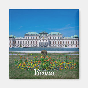Oberer Belvedere Palast in Wien, Österreich Magnet