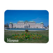 Oberer Belvedere Palast in Wien, Österreich Magnet (Horizontal)