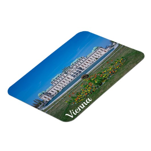 Oberer Belvedere Palast in Wien, Österreich Magnet (Linke Seite)