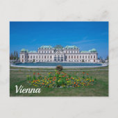 Oberer Belvedere Palast in Wien, Österreich Postkarte (Vorderseite)