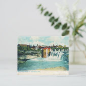 Oberer Genesee Wasserfall Postkarte (Stehend Vorderseite)