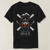 Oberer Gott der Archery Nordic Jagd Wikingski T-Shirt (Design vorne)
