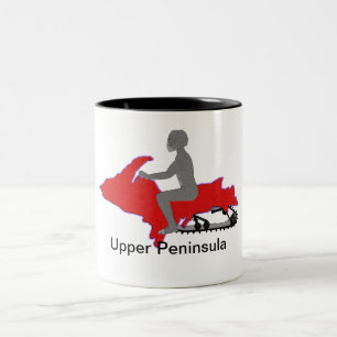 Oberer HalbinselSnowmobile Zweifarbige Tasse
