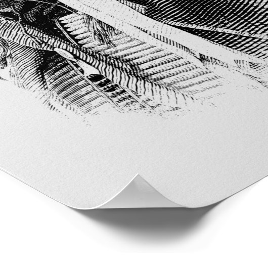 Oberer Hollow-Horn-Bär Grafik 2 Poster (Ecke)