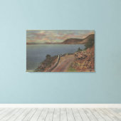 Oberer Klamath-See, Oregon - Aussichtspunkt Leinwanddruck (Insitu (Holzboden))