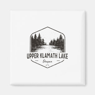 Oberer Klamathsee Oregon Outdoor Vintage Magnet