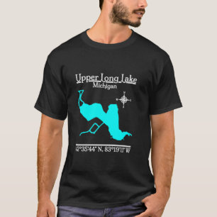 Oberer Long Lake Michigan Long Sleeve T Shirt