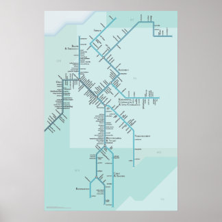 Oberer Ohio Fluss 20 Zoll x 30 Zoll Poster