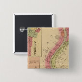 Oberer Ohio Fluss und Tal 2 Button (Vorne & Hinten)