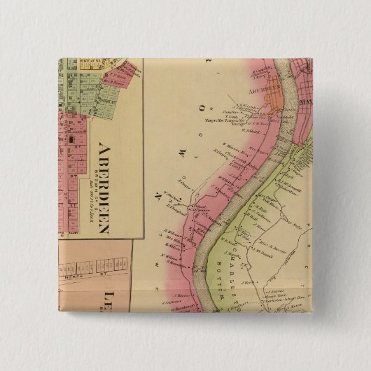 Oberer Ohio Fluss und Tal 2 Button (Vorderseite)