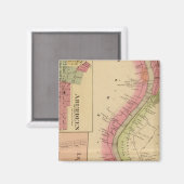 Oberer Ohio Fluss und Tal 2 Magnet (Vorderseite/Rückseite)