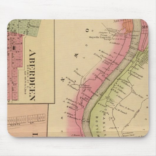 Oberer Ohio Fluss und Tal 2 Mousepad (Vorne)