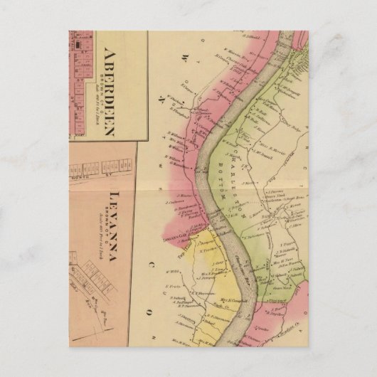 Oberer Ohio Fluss und Tal 2 Postkarte (Vorderseite)