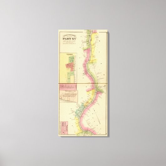 Oberer Ohio Fluss und Tal 4 Leinwanddruck (Vorderseite)