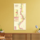 Oberer Ohio Fluss und Tal 4 Leinwanddruck (Insitu (Wohnzimmer))