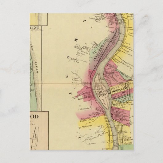 Oberer Ohio Fluss und Tal 5 Postkarte (Vorderseite)