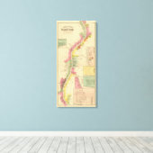Oberer Ohio Fluss und Tal 6 Leinwanddruck (Insitu (Holzboden))