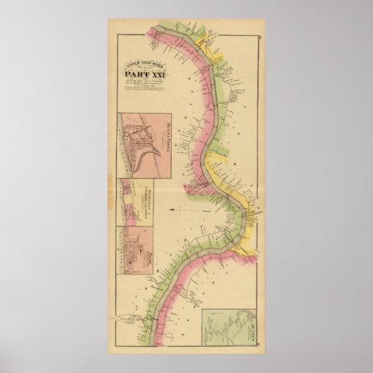 Oberer Ohio Fluss und Tal 6 Poster (Vorne)
