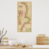 Oberer Ohio Fluss und Tal 6 Poster (Küche)
