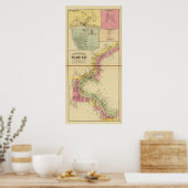 Oberer Ohio Fluss und Tal 8 Poster (Küche)