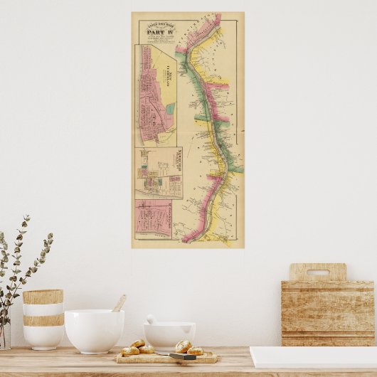 Oberer Ohio Fluss und Tal 9 Poster (Küche)