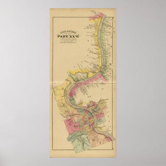 Oberer Ohio Fluss und Tal Poster (Vorne)