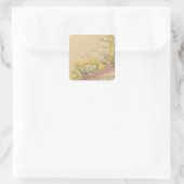 Oberer Ohio Fluss und Tal Quadratischer Aufkleber (Tasche)