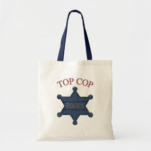 Oberer Polizist Tragetasche