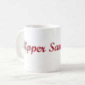 Oberer Sandusky Ohio klassischer Entwurf Kaffeetasse (Vorderseite Links)