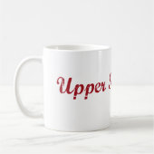 Oberer Sandusky Ohio klassischer Entwurf Kaffeetasse (Links)