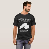 Oberer See, Gewand Seen, Gitche Gumee Apparel Seen T-Shirt (Vorne ganz)
