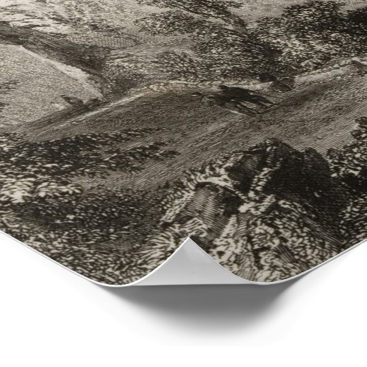 Oberer See in Killarney, Landkreis Killarney Poster (Ecke)