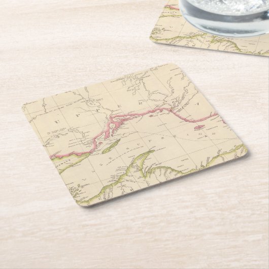 Oberer See Rechteckiger Pappuntersetzer (angewinkelt)