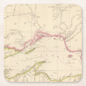 Oberer See Rechteckiger Pappuntersetzer (Vorderseite)