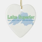 Oberer See; Sie nennen ihn nicht das für nichts Keramikornament (Rechts)