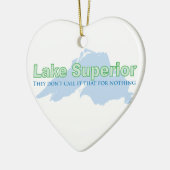 Oberer See; Sie nennen ihn nicht das für nichts Keramikornament (Links)