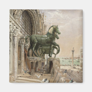 Oberer Teil der Fassade von St Mark Kirche, Magnet