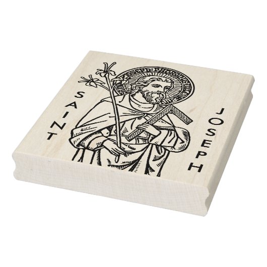 Oberer Torso von St. Joseph (Detail; DT 01) Gummistempel (Stempel)