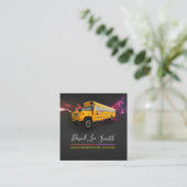 Oberer Transport / Busfahrer Quadratische Visitenkarte (Stehend Vorderseite)