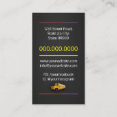 Oberer Transport / Busfahrer Visitenkarte (Rückseite)