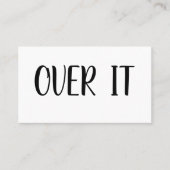 OBERER VISITENKARTE (Vorderseite)