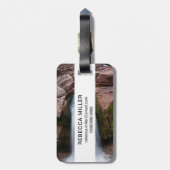 Oberer Wasserfall des Colorado River Gepäckanhänger (Rückseite vertikal)