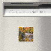 Oberer Wasserfall mit Herbstfarben Magnet (In Situ (Geschirrspüler))