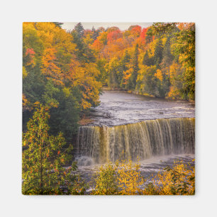 Oberer Wasserfall mit Herbstfarben Magnet