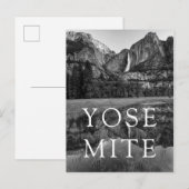 Oberer Wasserfall von Yosemite, Panoramablick Postkarte (Vorne/Hinten)