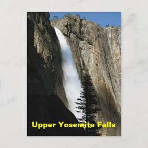 Oberer Yosemite-Wasserfall in Kalifornien Postkarte