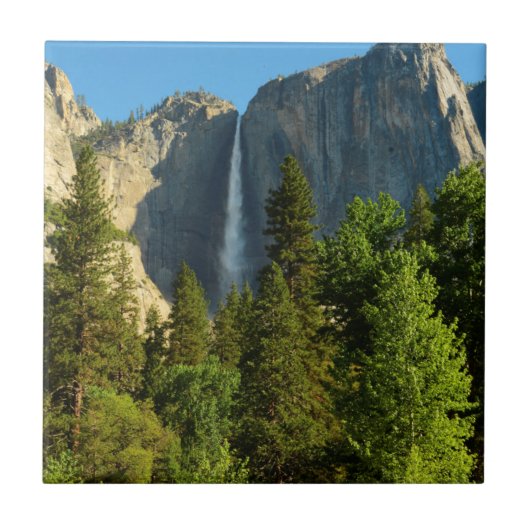 Oberer Yosemite-Wasserfall, Merced River, Yosemite Fliese (Vorderseite)