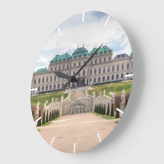 Oberes Belvedere Große Wanduhr (Winkel)