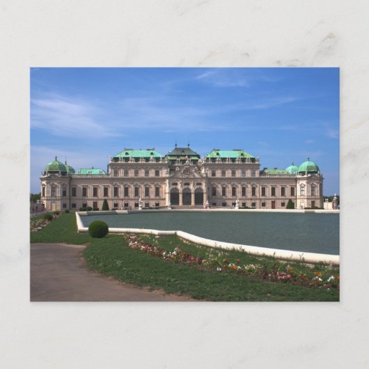 Oberes Belvedere Postkarte (Vorderseite)